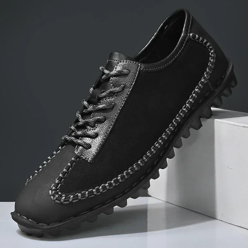 Gepatchte leren schoenen - Robert