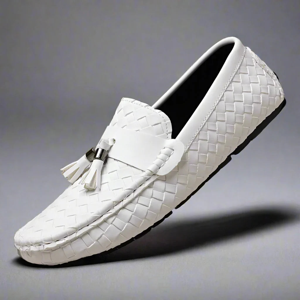 Leren schoenen met kwastjes - Davin