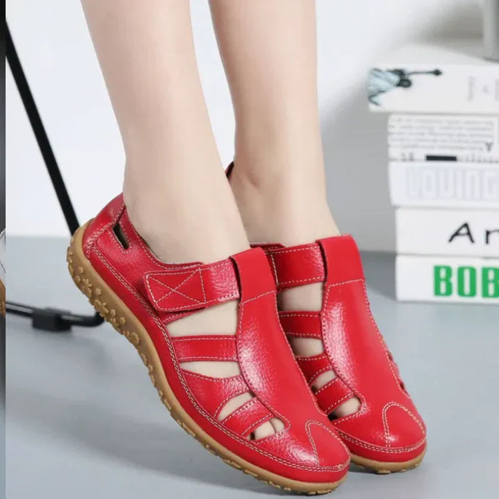 Salas - Vintage sandalen in echt leer