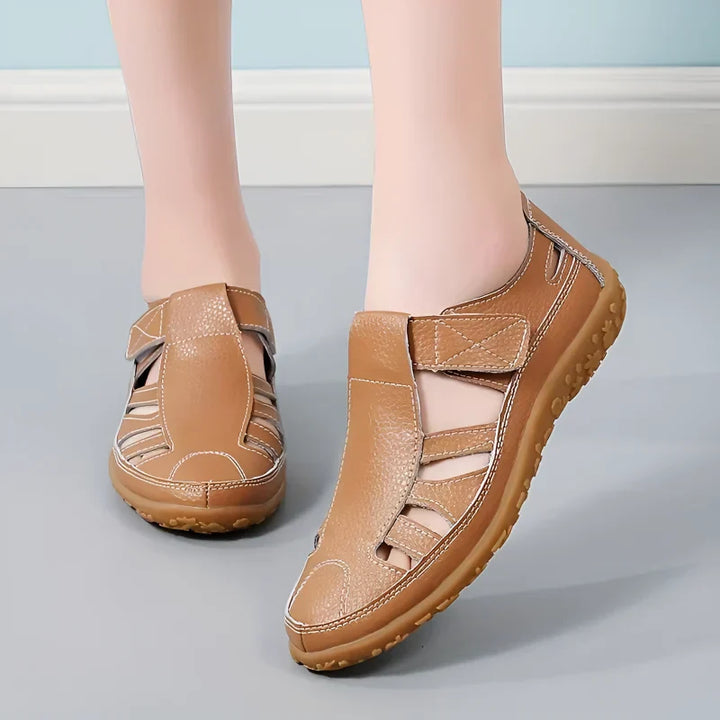 Salas - Vintage sandalen in echt leer
