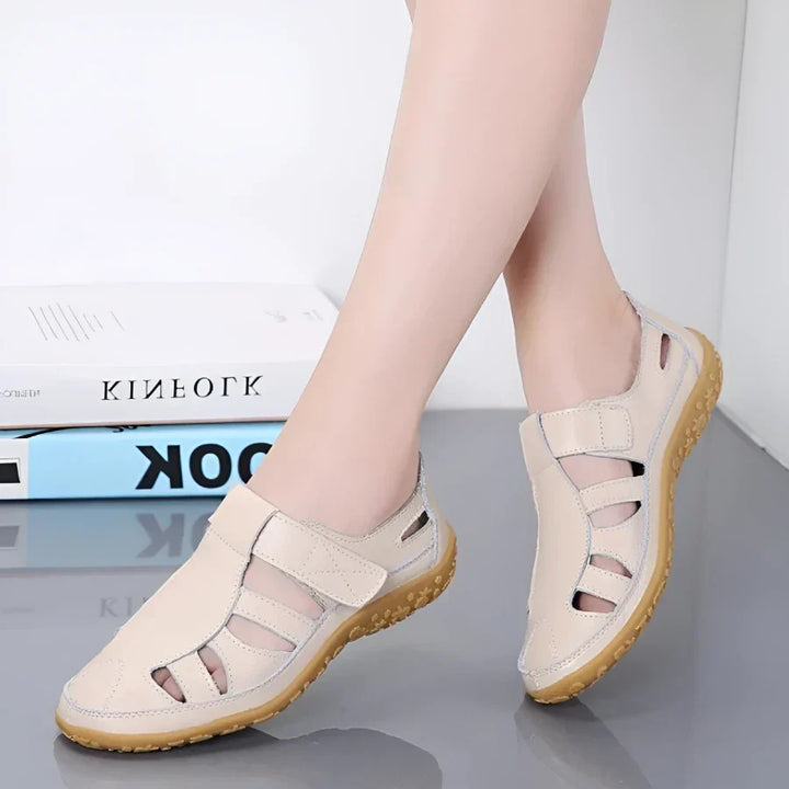 Salas - Vintage sandalen in echt leer