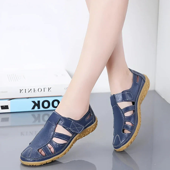 Salas - Vintage sandalen in echt leer