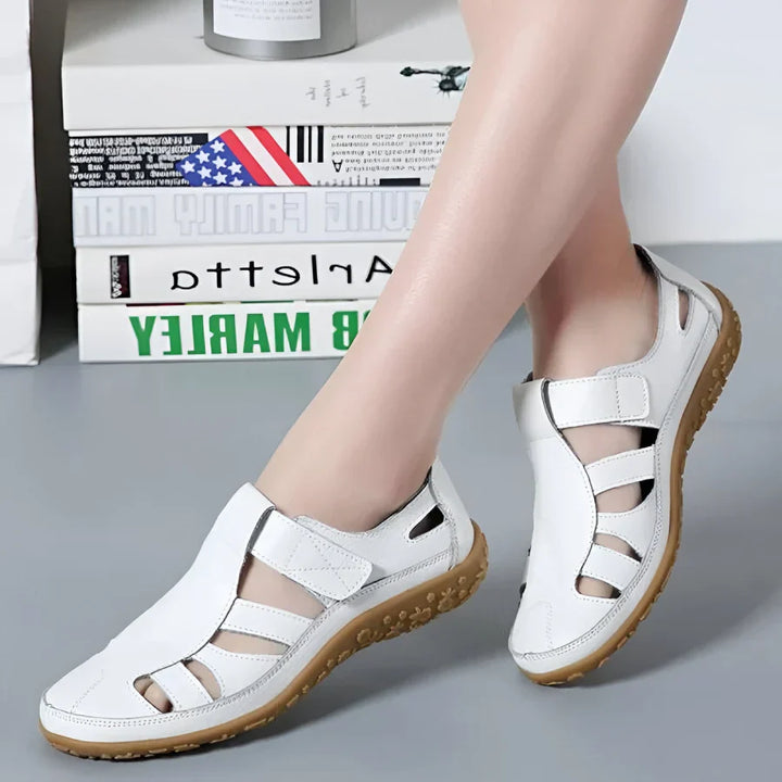 Salas - Vintage sandalen in echt leer
