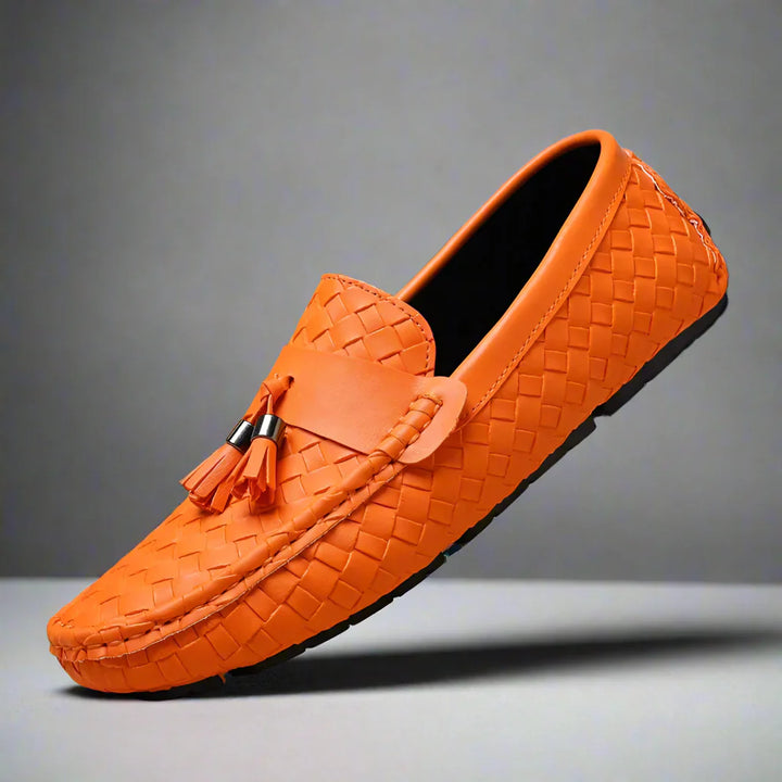 Leren schoenen met kwastjes - Davin