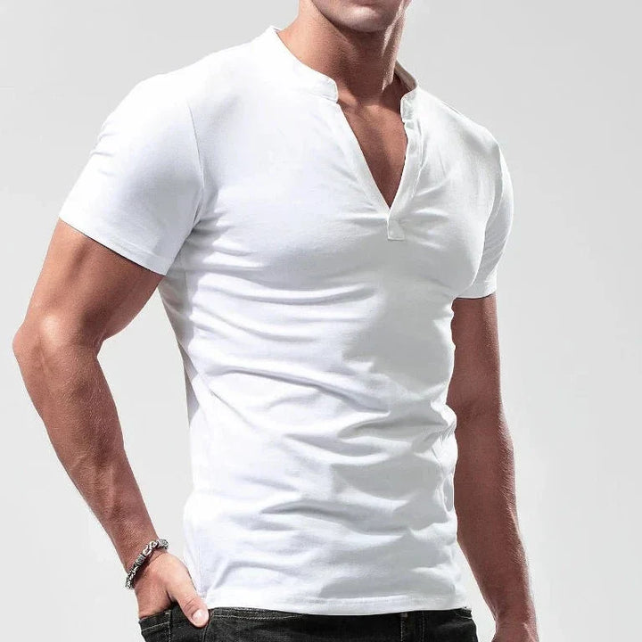 Recon - Henley Katoenen T-Shirt