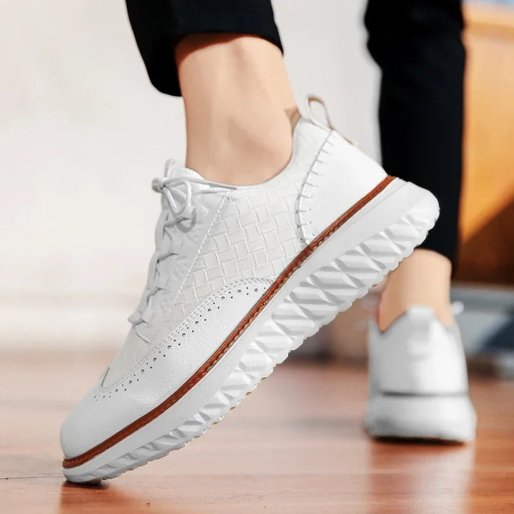 Leren gestikte schoenen - Efialtes