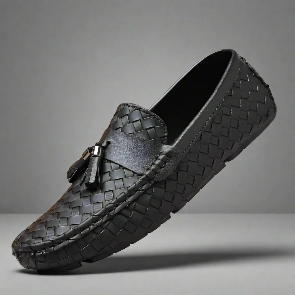 Leren schoenen met kwastjes - Davin