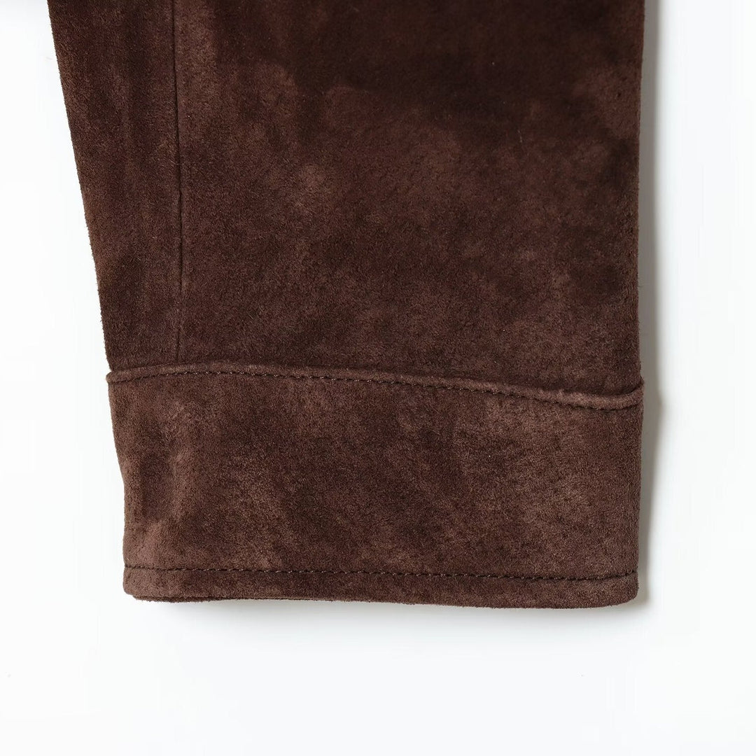 Damesjack van suède met zakken aan de voorkant - Mireane