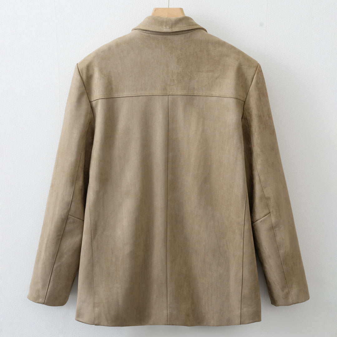 Elegante suède blazer - Megan