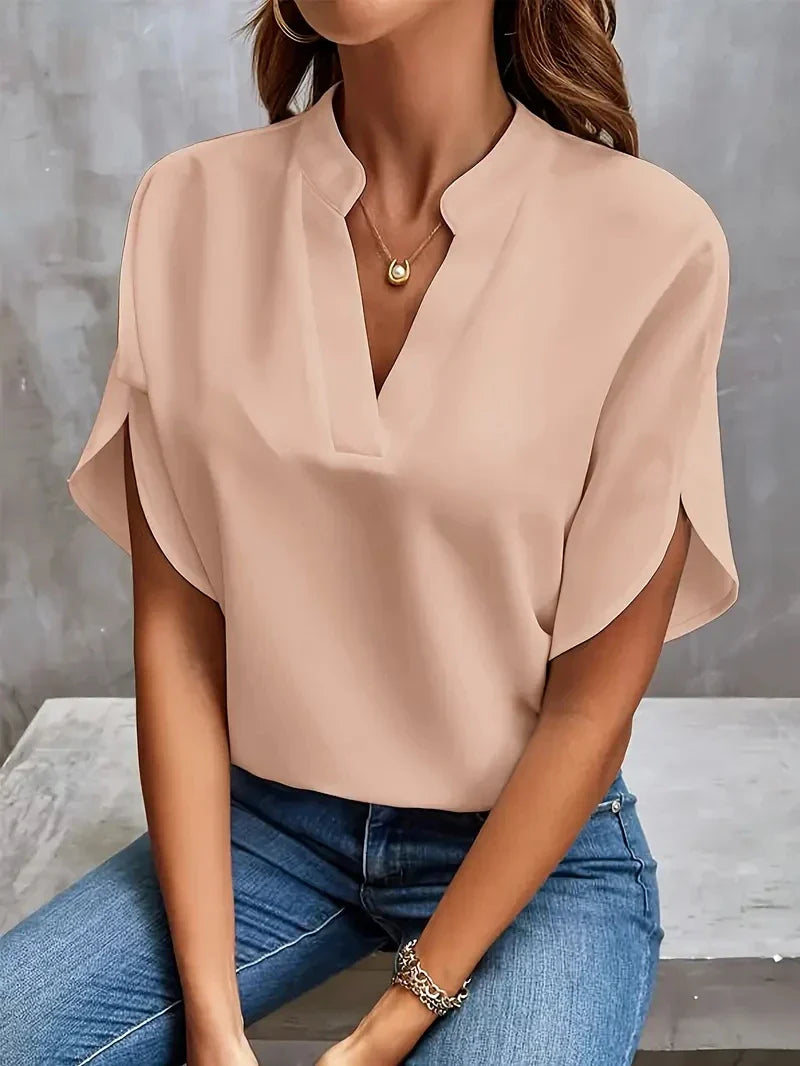 Lis - Luxueuze elegante chiffon blouse voor dames