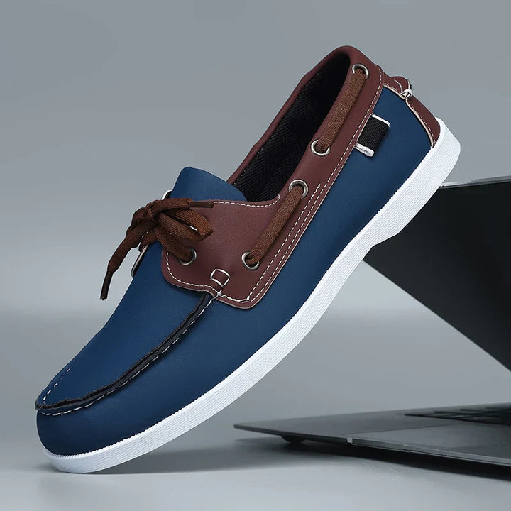 Leren bootschoen - Leno