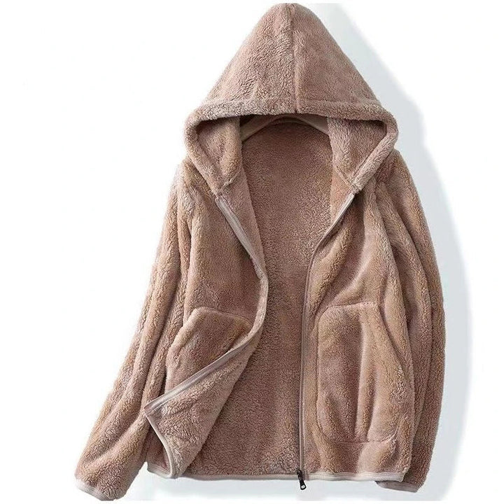 Oversized fleece sweatshirt met capuchon - Norah