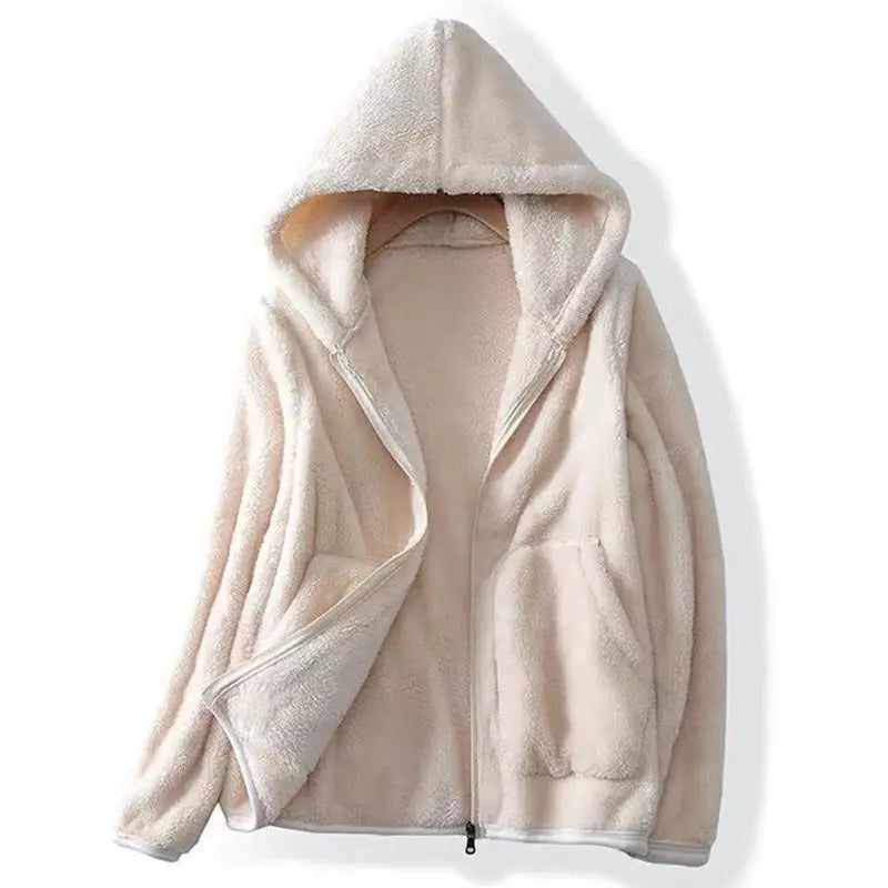 Oversized fleece sweatshirt met capuchon - Norah