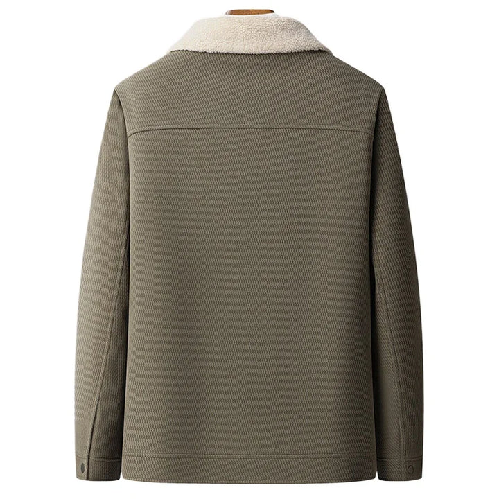 Heren fleece vest met kraag - Olivier