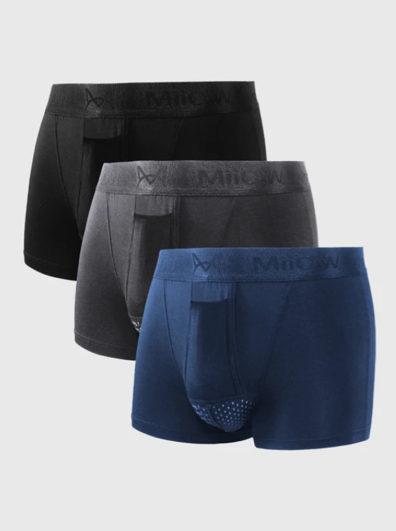 Comfortabele katoenen boxershorts voor heren - 3-pack