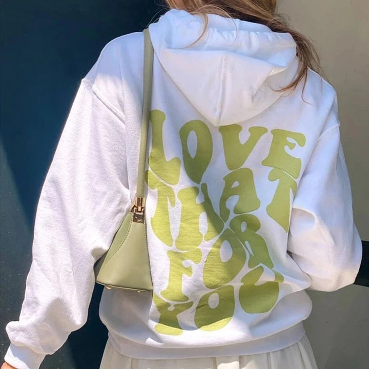 LAVINIA - 100% katoenen statement hoodie