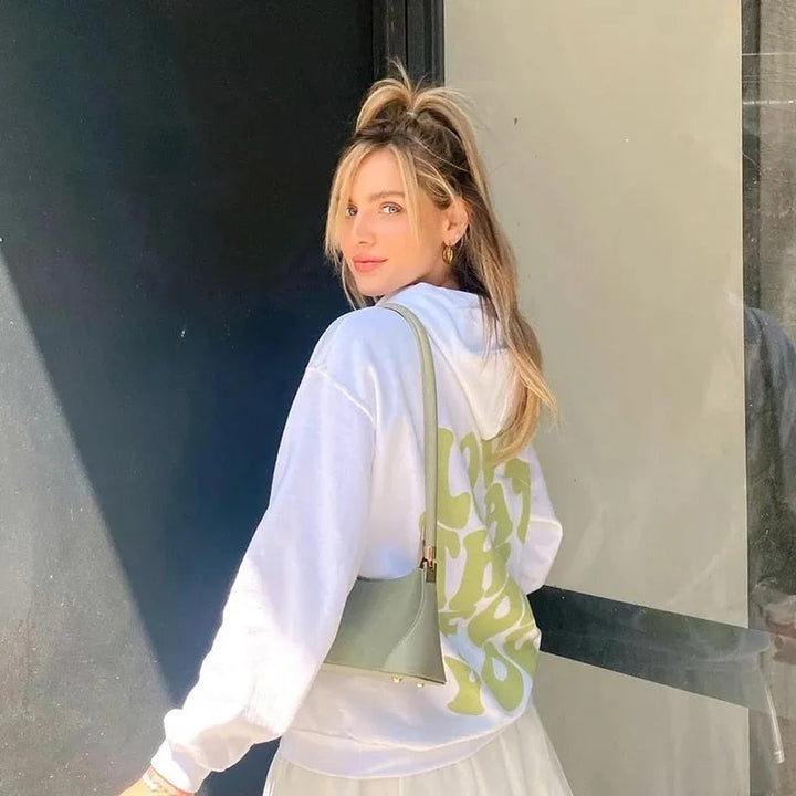 LAVINIA - 100% katoenen statement hoodie