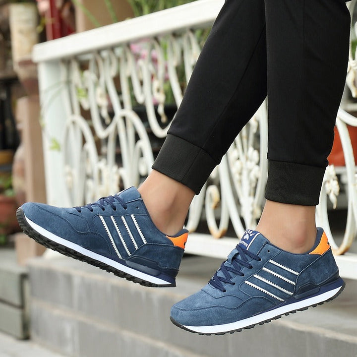 Ademende herensportschoenen met veters - Axel