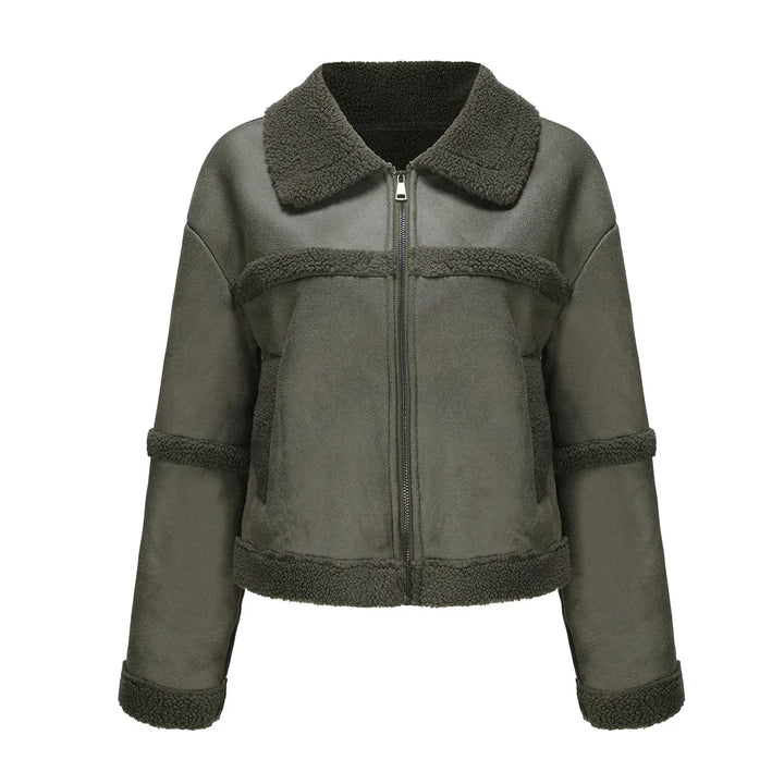 Gia - Warme en trendy fleece jas voor dames