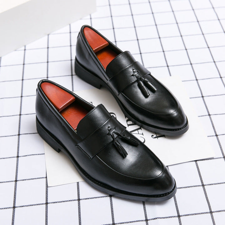 Heren mocassins leer kwastjes klassiek - Pifto