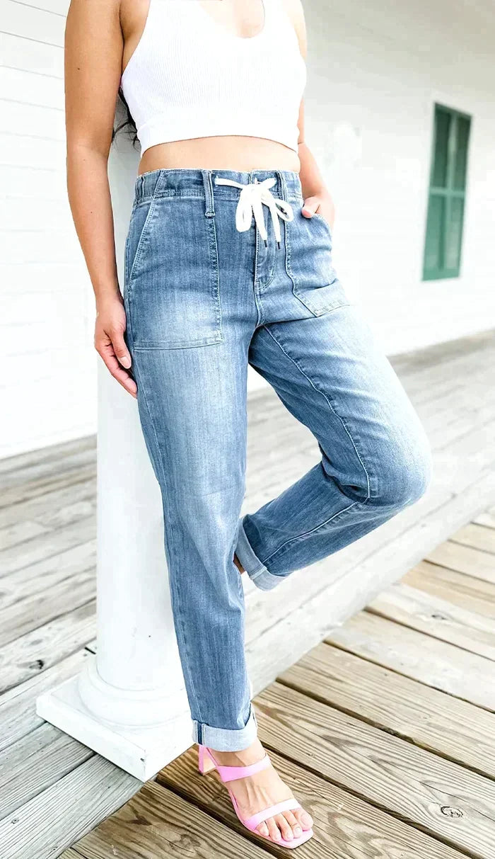 Patricia's - MagicFit Stretchy Denim Joggers