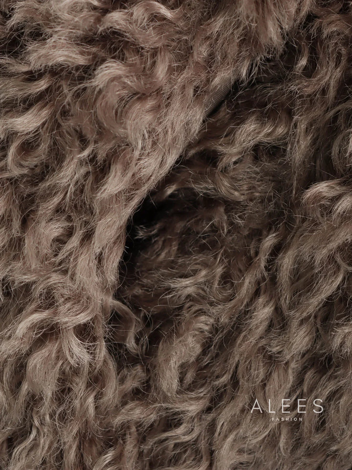 Fleecejas voor dames met brede revers - Daria