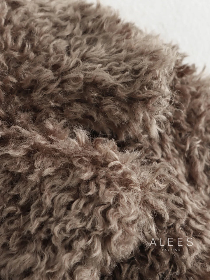 Fleecejas voor dames met brede revers - Daria