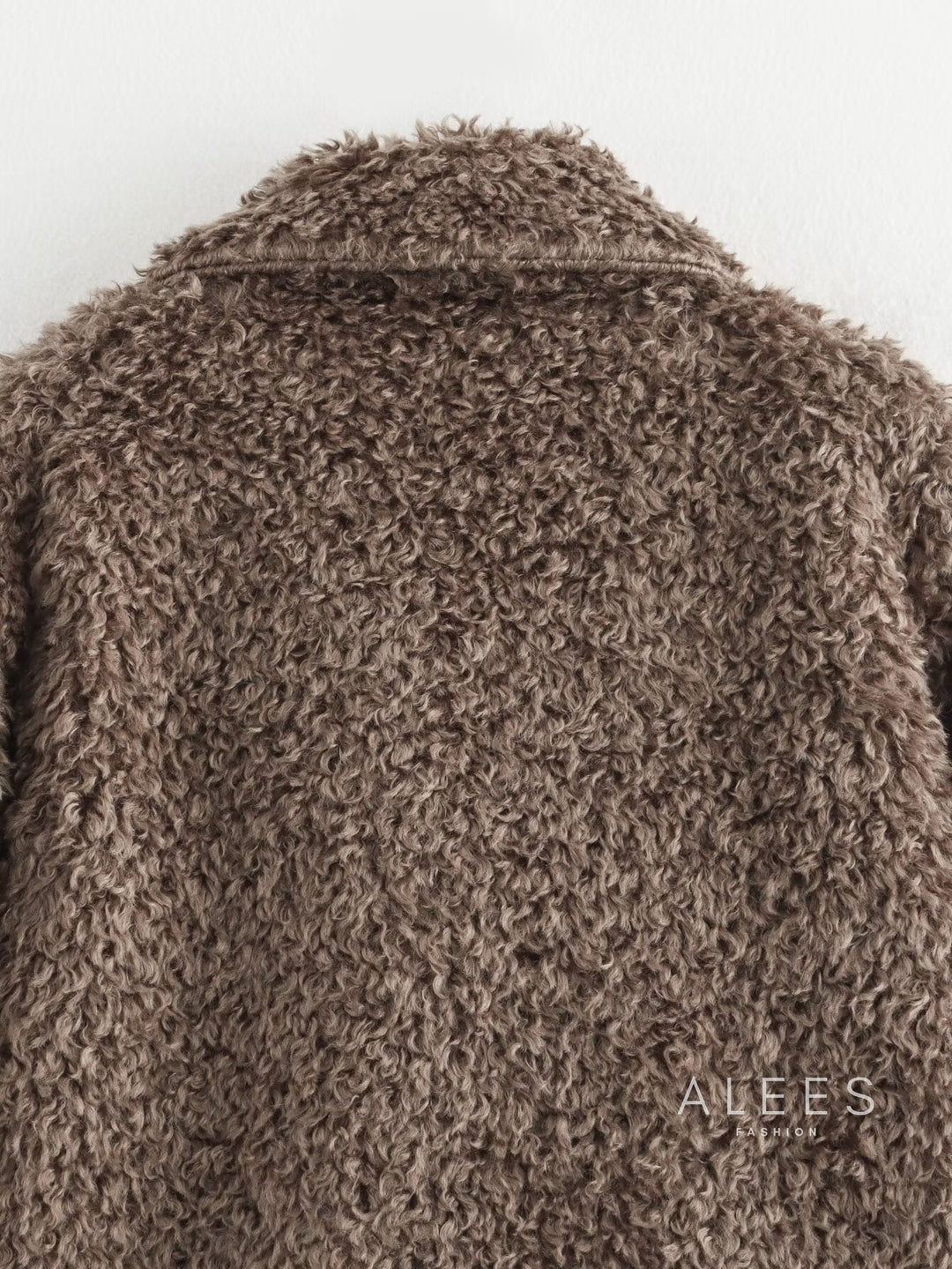 Fleecejas voor dames met brede revers - Daria