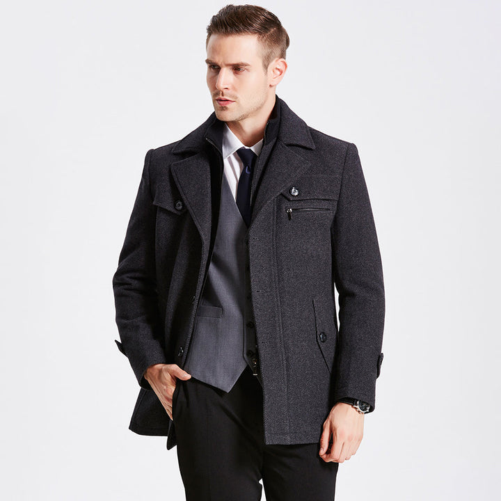 Elegante wollen jas - Darius