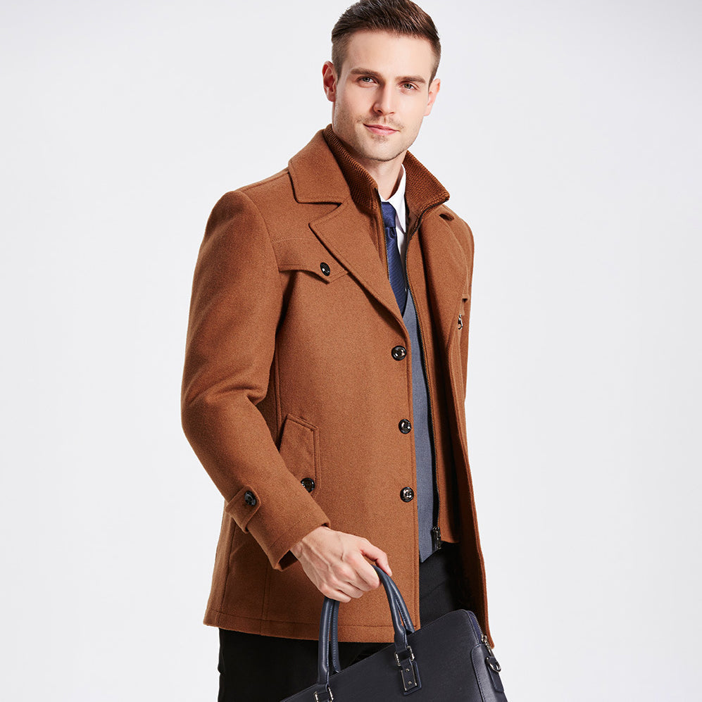 Elegante wollen jas - Darius