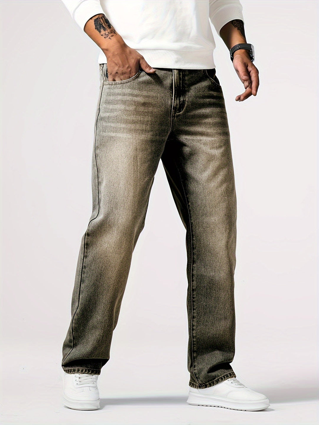 Jaxson - Losse jeans met rechte pijpen