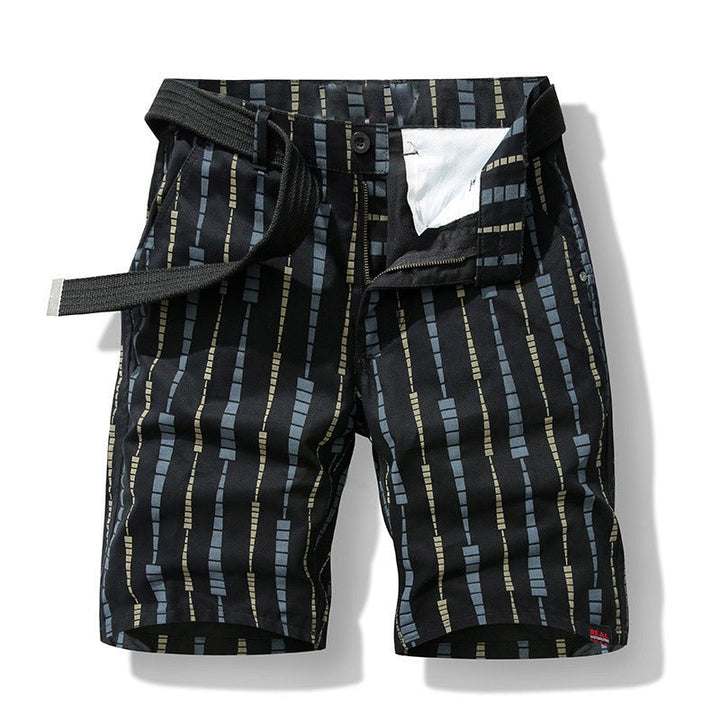 Herenbroek met moderne casual print - Bruno