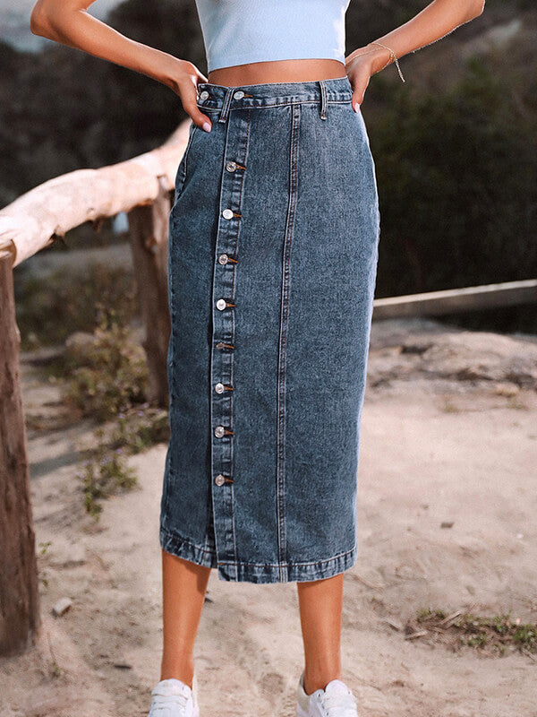 Leslie - Denim rok