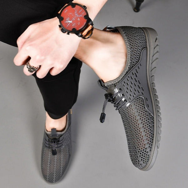 Ademende herentrainers van mesh lichtgewicht stijl - Damien