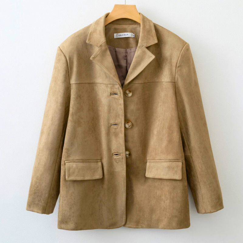 Elegante suède blazer - Megan