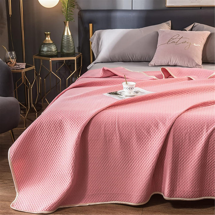 Zijden zomer sprei