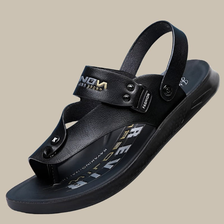 Comfortabele herensandalen met gesp