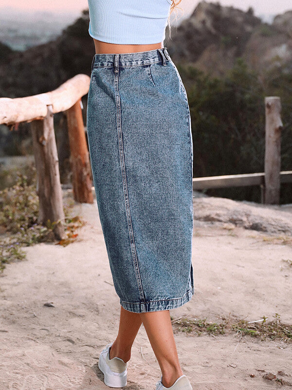 Leslie - Denim rok