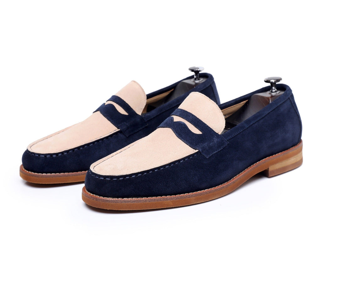 Heren bruine klassieke stijl echt leren loafers - Whitmore