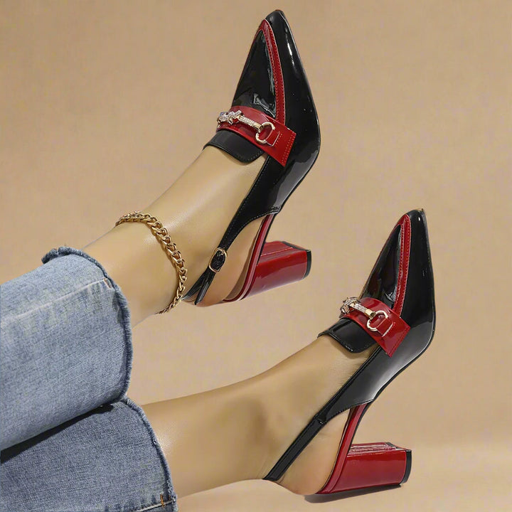 Slingback blokhak - Millie