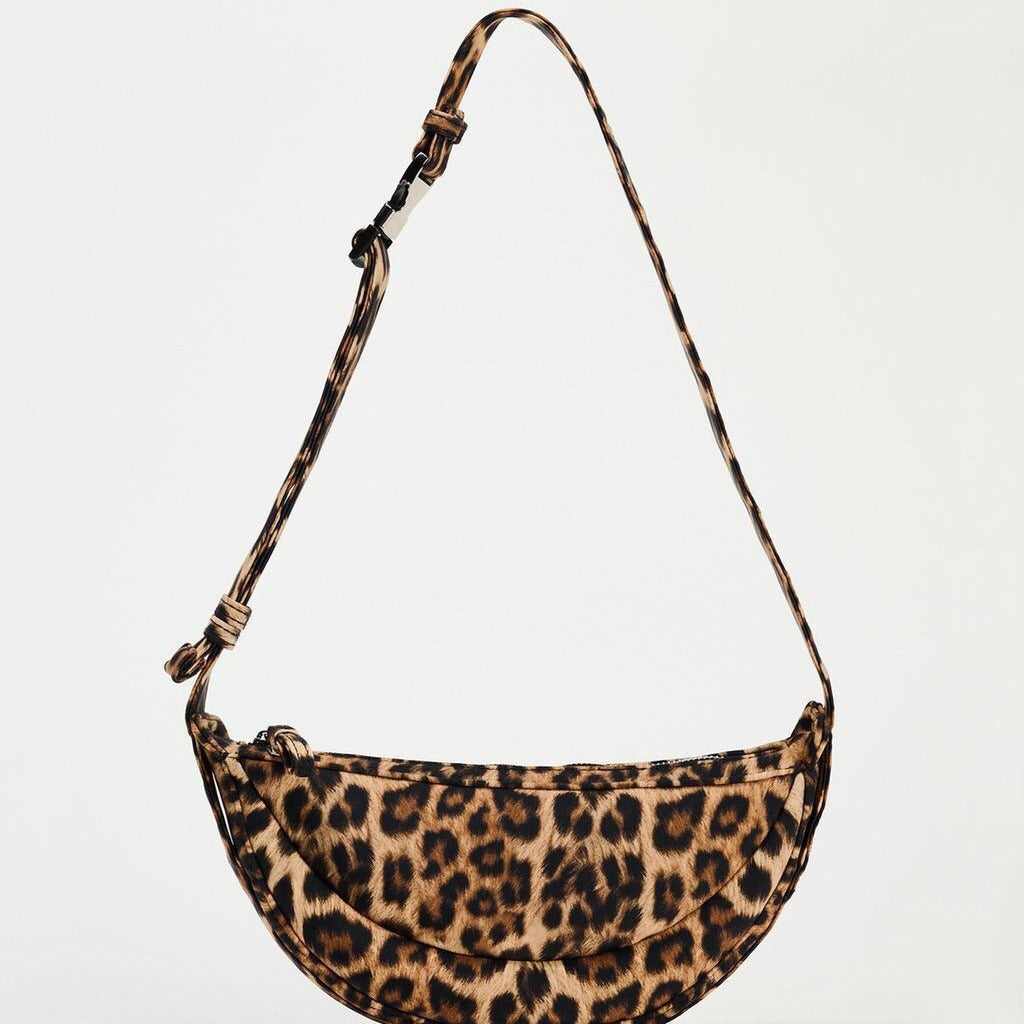 Schoudertas met luipaardprint - Mirea