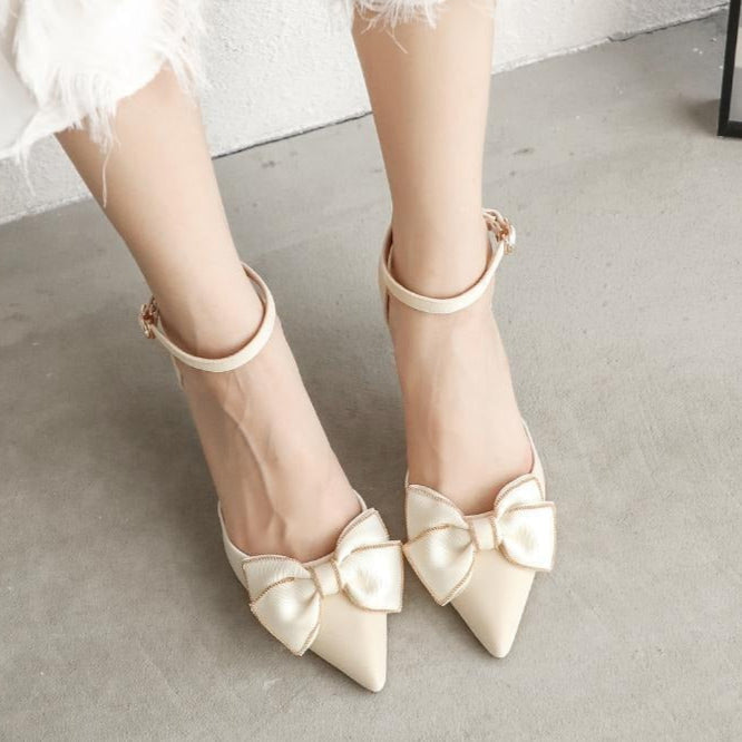 Elegante damesschoenen met strikdetail - Clarisse