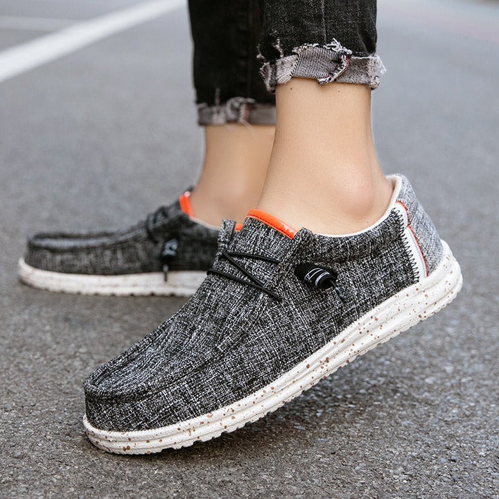 Heren casual loafers ademend canvas slip-on stijl - Mateo