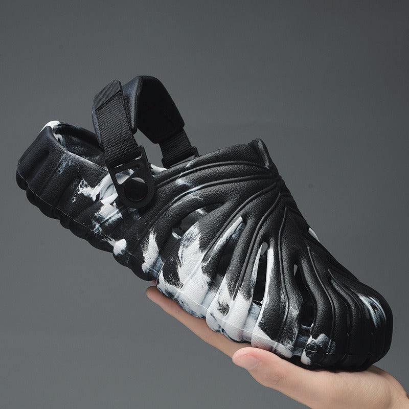 Voorgevormde rubberen herensandalen met ademend ergonomisch ontwerp - Mauro