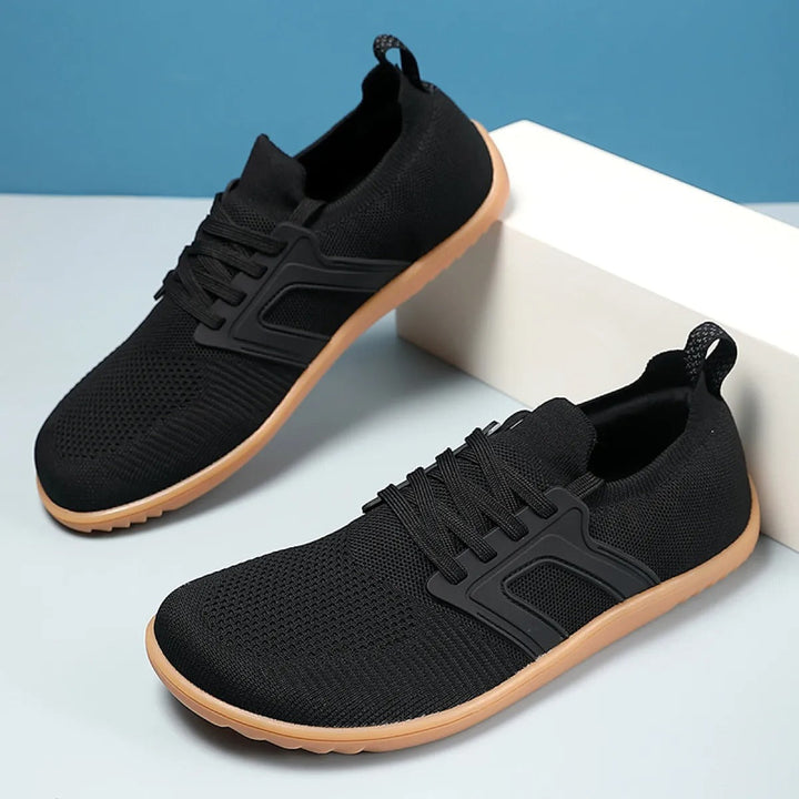 Unisex ademende sneakers met antislipzool pastelroze - Elina