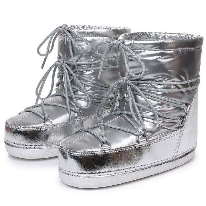 Waterdichte gedempte sneeuwlaarzen voor dames - Kolesa