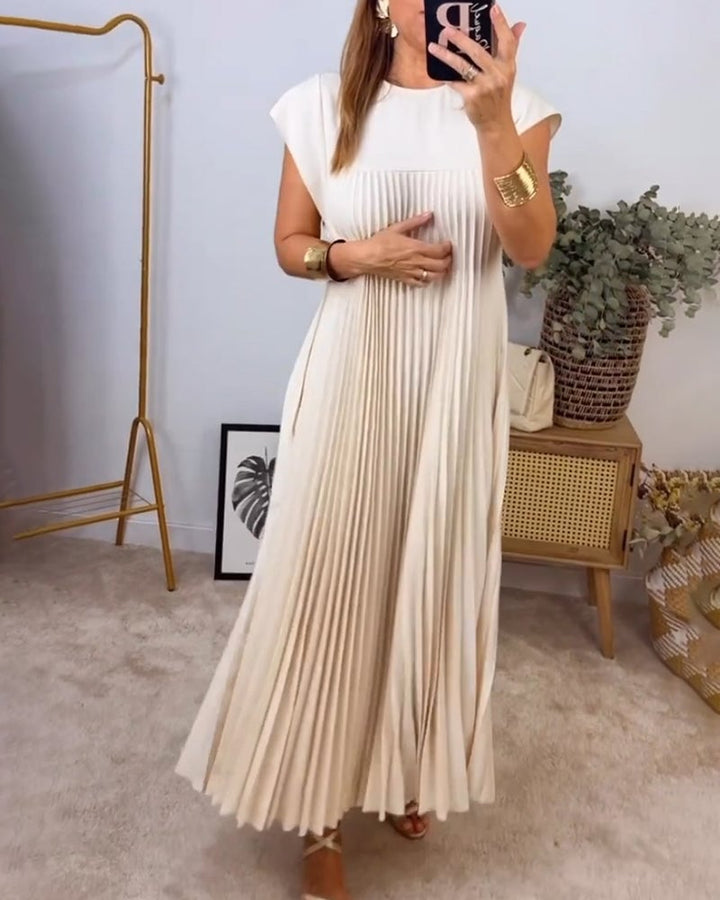 Rachel - Basic jurk met korte mouwen