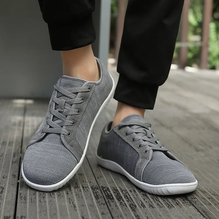 Unisex ademende sneakers met antislipzool pastelroze - Elina