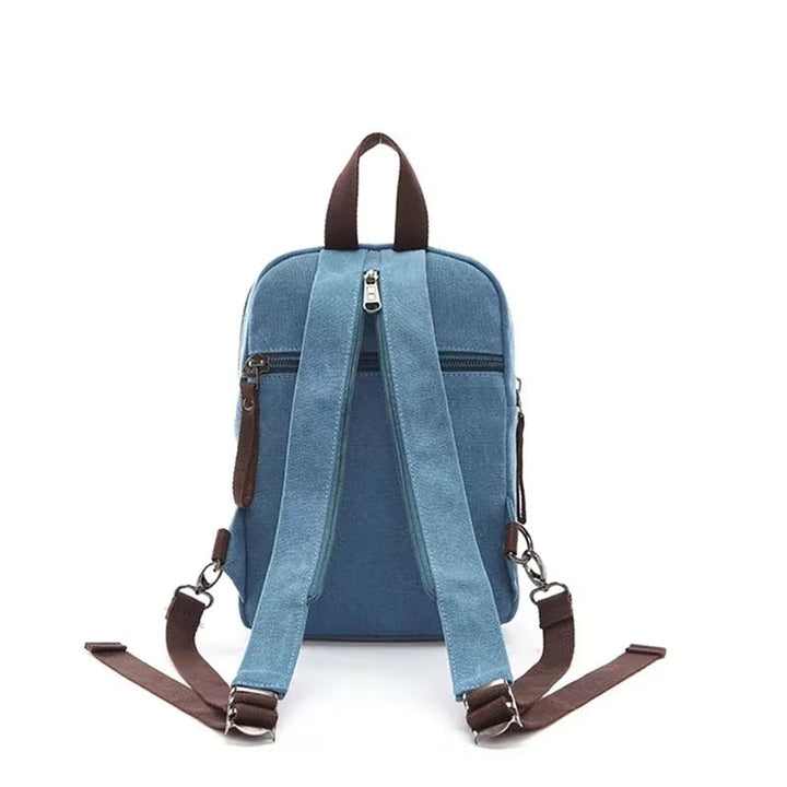 Unisex crossbody rugzak met meerdere vakken in vintage stijl - Axel