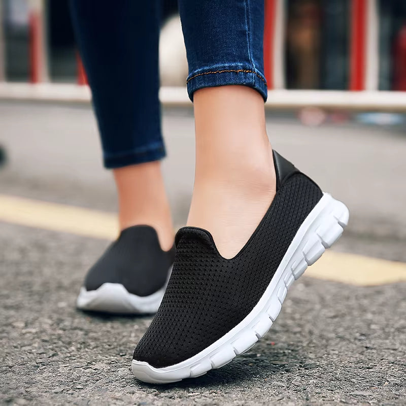 Damesschoenen met ademende mesh en flexibele zool - Lara